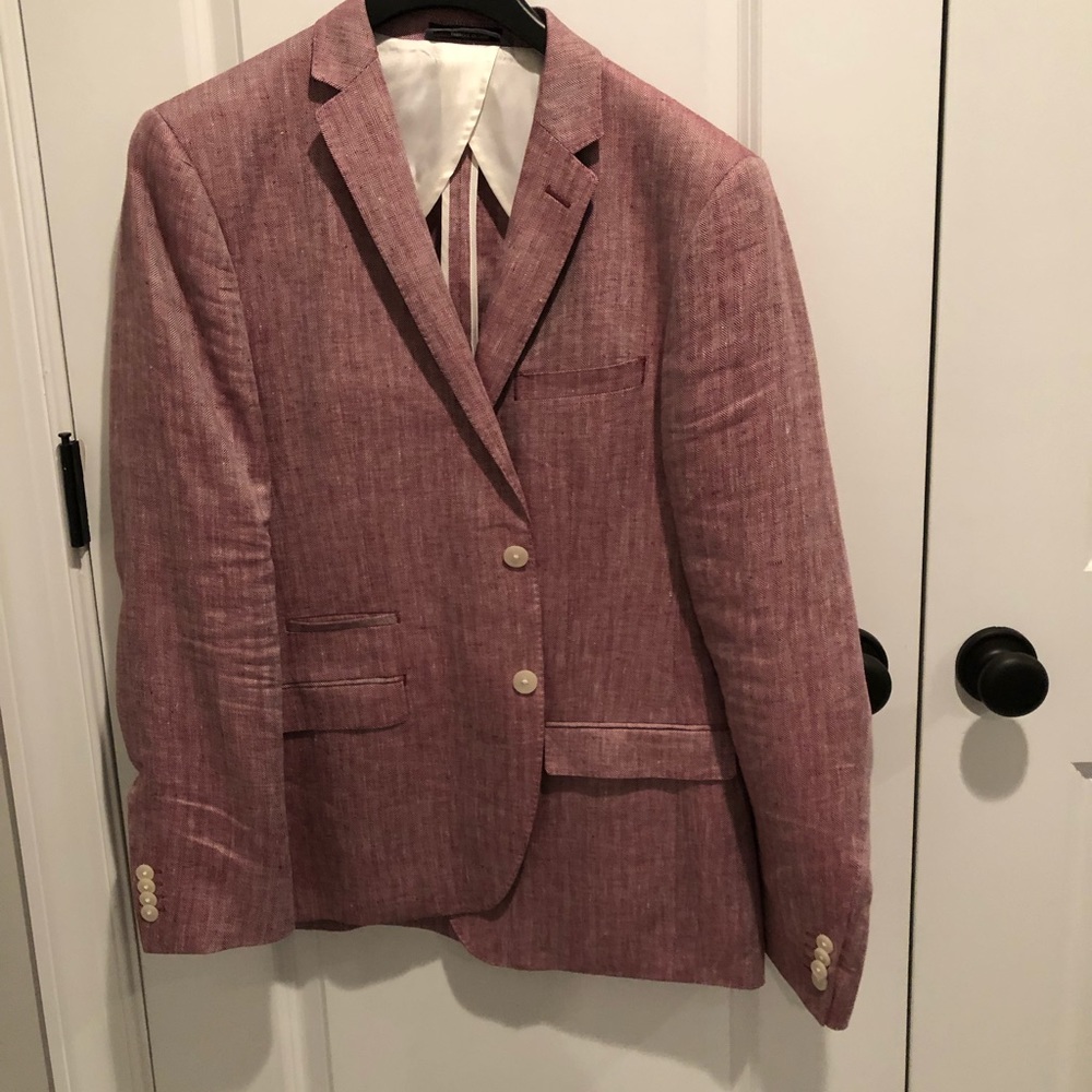 Men’s red Long sleeve sports coat